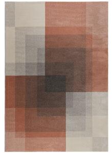 Flair Rugs koberce Kusový koberec Cadiz Plaza Abstract Grey/Pink Rozměry koberců: 60x230