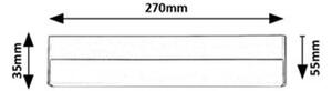 78046 BAND2 Podlinkové svítidlo LED 7W, 550lm, 4000K, bílá, 27cm