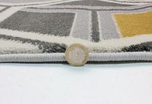 Flair Rugs koberce Kusový koberec Cocktail Mimosa Grey/Ochre - 80x150 cm