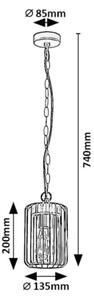 Rabalux 77107 - Venkovní lustr TARPA 1xE27/40W/230V IP44