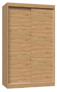 Šatní skříň IGA 120 dub artisan (zbývá 1 ks)