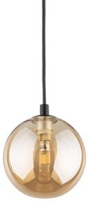 Lustr na lanku do lištového systému TRACER 1xG9/8W/230V černá/kouřová hnědá