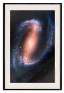 Plakát Galaxie - hvězdy ve vesmíru pozorované teleskopem