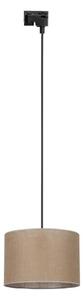Lustr na lanku do lištového systému TRACER 1xE27/15W/230V pr. 30 cm černá/hnědá
