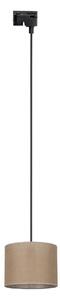 Lustr na lanku do lištového systému TRACER 1xE27/15W/230V pr. 20 cm černá/hnědá