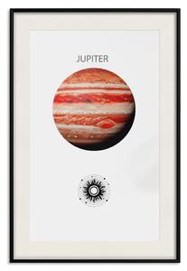 Plakát Jupiter, plynový obr II - planeta obklopená mraky