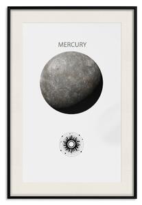 Plakát Merkur II - nejmenší planeta sluneční soustavy
