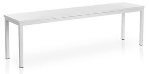 Celokovová lavice do šatny 150 x 35 x 45 cm, šedá - ral 7035
