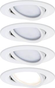 Paulmann 4064161242163 Coin Slim LED vestavné svítidlo, LED, pevně vestavěné LED, 18 W, bílá (matná), sada 4 ks