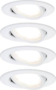Paulmann 4064161242187 Nova vestavné svítidlo, LED, LED, 18 W, bílá (matná), sada 4 ks