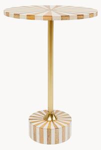 Ručně vyrobený kulatý odkládací stolek Domero