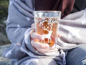 Set dvoustěnných sklenic Reindeer, 2 ks Muurla