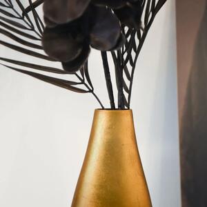 Váza ACCENT, sklolaminát, výška 41 cm, hnědo-zlatá