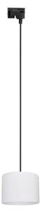 Lustr na lanku do lištového systému TRACER 1xE27/15W/230V pr. 20 cm černá/bílá