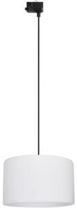 Lustr na lanku 3-fáz. lišto. systému TRACER 1xE27/15W/230V pr. 38 cm černá/bílá