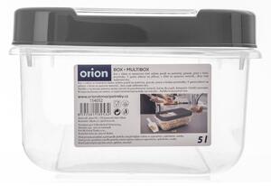 Orion Dóza na potraviny, velkokapacitní box SLOP, šedé posuvné víko - 5l