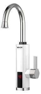 Průtokový ohřívač vody s LED displejem 3000W/230V IPX4 bílá