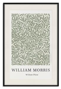 Plakát Geometrická kompozice - zelené listy, William Morris