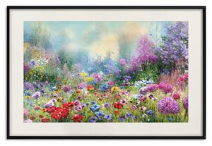 Plakát Louka květin - Monetovská kompozice přírody
