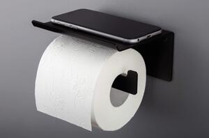 Deante MOKKO NERO ADM_N221 Držák toaletního papíru s poličkou - Deante