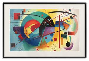 Plakát Malířská abstrakce - kompozice inspirovaná Kandinského dílem