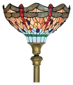 Searchlight EU1285 - Tiffany stojací lampa DRAGONFLY 1xE27/60W/230V
