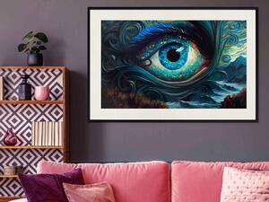 Plakát Modré oko - kompozice inspirovaná dílem van Gogha