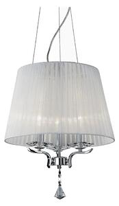 Ideal Lux - Lustr na lanku PEGASO 3xE14/28W/230V pr. 40 cm lesklý chrom