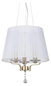 Ideal Lux - Lustr na lanku PEGASO 3xE14/28W/230V pr. 40 cm zlatá