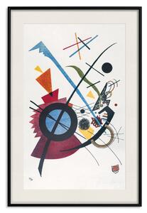 Plakát Primární barvy - Kandinského geometrická a barevná abstrakce