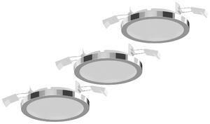 LightMe LM85660 Aqua LED vestavné svítidlo, LED, GX53, 18 W, chrom, sada 3 ks