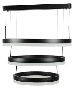 LED Stmívatelný lustr na lanku LED/86W/230V 3000K černá