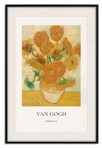 Plakát Still Life - Vase With Sunflowers