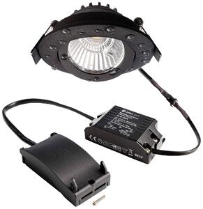 Deko Light 565395 Dione IP LED vestavné svítidlo, třída E (A - G), LED, pevně vestavěné LED, 8.5 W, černá