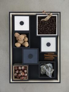 Úložný box Frame Dark Grey 10x10 cm Audo Copenhagen