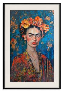 Plakát Portrait of a Painter - Image of Frida Kahlo Inspired by Klimt’s Style
