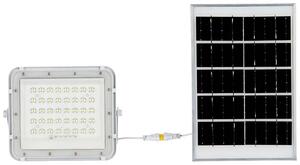 V-TAC VT-40W LED reflektor, solární modul 6 W, studená bílá, bílá, 7839