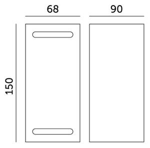 Venkovní nástěnné svítidlo QUERK 2xGU10/35W/230V IP54 15 cm černá