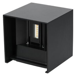 LED Venkovní nástěnné svítidlo QUERK 2xLED/3W/230V 3000K IP54 černá