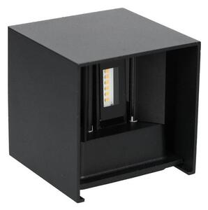 LED Venkovní nástěnné svítidlo QUERK 2xLED/3W/230V 3000K IP54 černá
