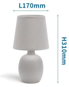 Aigostar - Stolní lampa 1xE14/40W/230V šedá