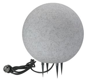 Venkovní lampa ARGENTO 1xE27/15W/230V pr. 30 cm IP65 šedá