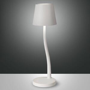 LED stolní lampa Judy, baterie, IP54, bílá