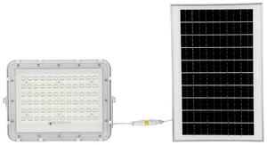 V-TAC VT-120W LED reflektor, solární modul 15 W, neutrální bílá, bílá, 7844
