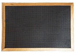 Gumová rohožka - předložka PINMAT černá/zlatá více rozměrů Mybesthome Rozměr: 40x60 cm