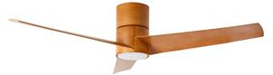 ZEVENTI - LED Stropní ventilátor BARROSA LED/18W/230V Wi-Fi Tuya hnědá + DO