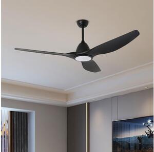 ZEVENTI - LED Stropní ventilátor URBINO LED/20W/230V Wi-Fi Tuya černá + DO