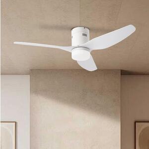 ZEVENTI - LED Stropní ventilátor PADUA LED/18W/230V Wi-Fi Tuya bílá + DO