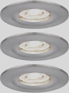 Paulmann 94301 EBL Nova mini Coin LED vestavné svítidlo, 4 W, železo, sada 3 ks