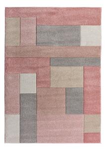 Flair Rugs koberce Kusový koberec Hand Carved Cosmos Dusky-Pink - 80x150 cm